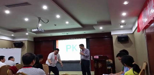 講師現(xiàn)場模擬場景