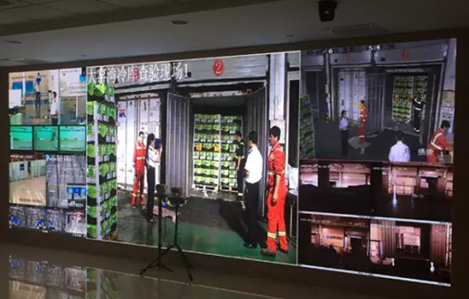 大窯灣局冷庫查驗(yàn)現(xiàn)場